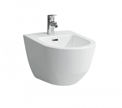 Биде Pro 36х53 см, 1 отверстие под смеситель, без боковых отверстий для подвода воды, с покрытием lcc, подвесное, без крышки 8.3095.2.400.302.1 Laufen